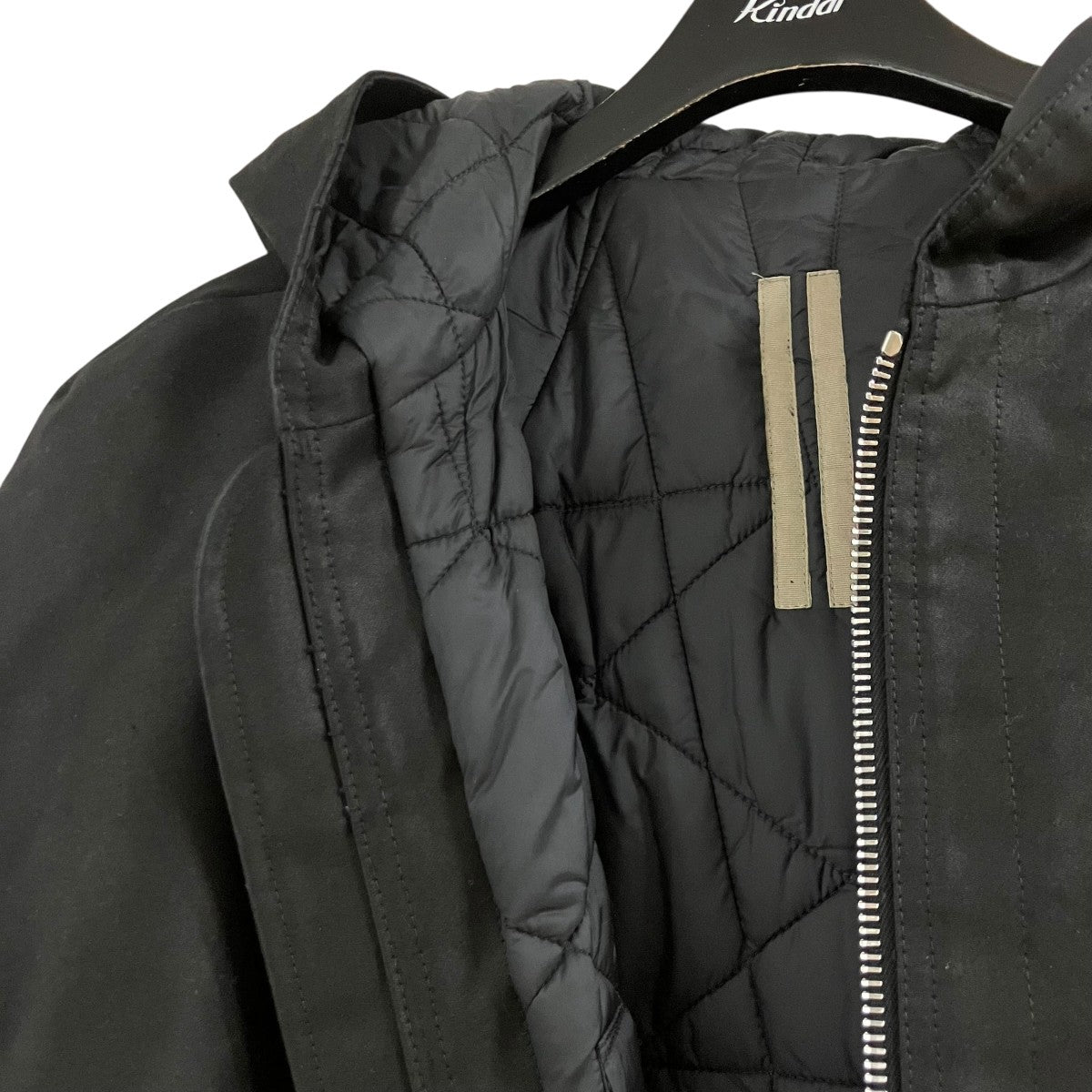 RICK OWENS ジップフロントピータージャケット 古着・中古-5枚目のアイテム画像