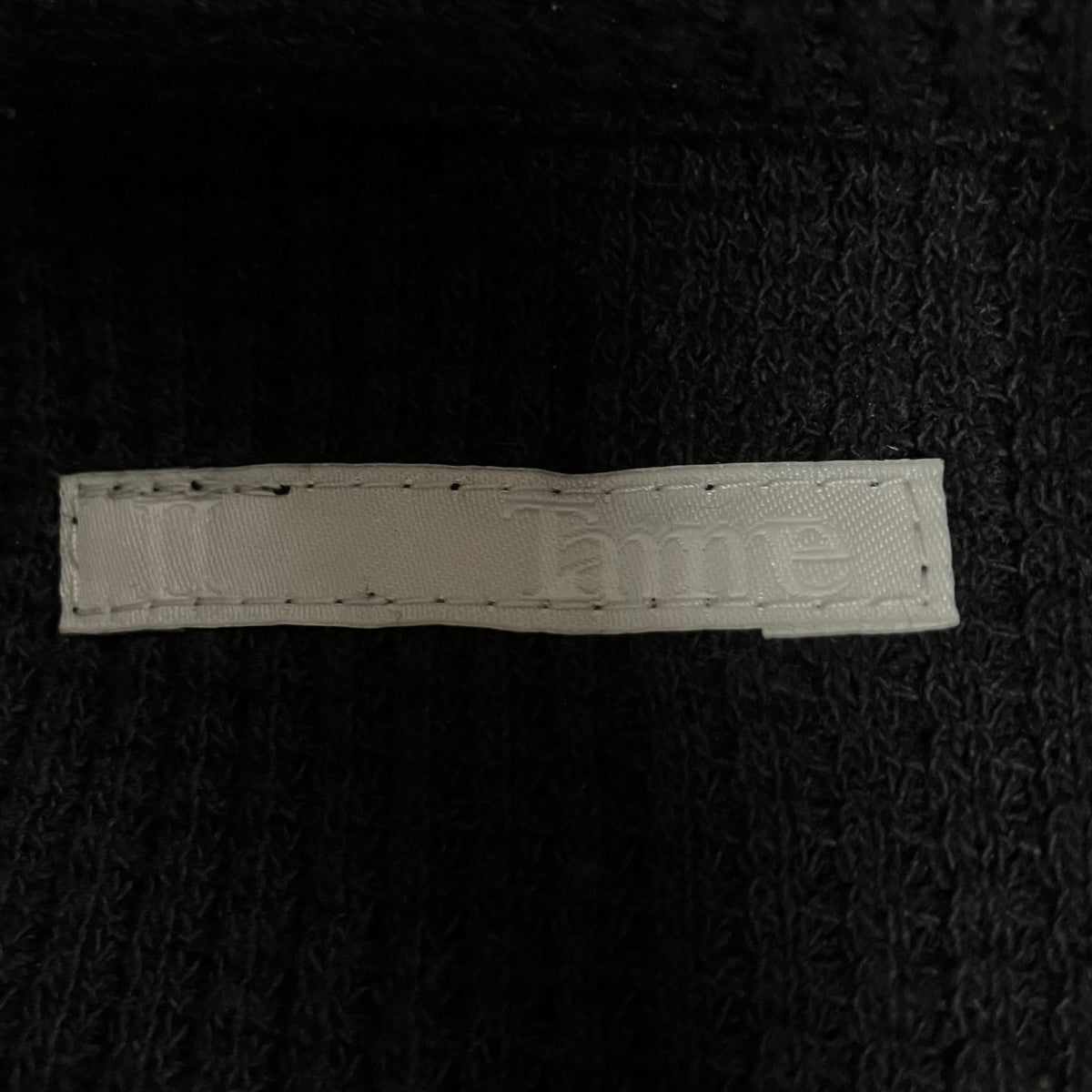 Tamme ハーフジップワッフルプルオーバー 古着・中古-5枚目のアイテム画像