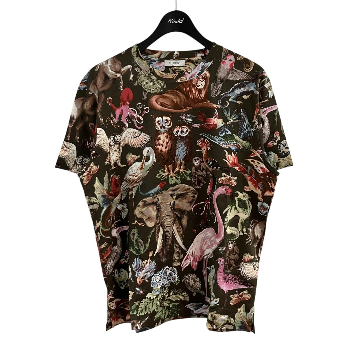 VALENTINO 総柄プリントTシャツ 古着・中古-1枚目のアイテム画像