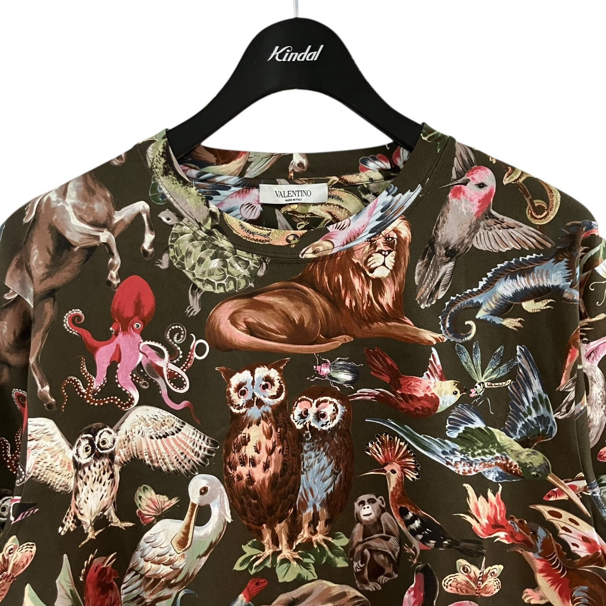 VALENTINO 総柄プリントTシャツ 古着・中古-2枚目のアイテム画像
