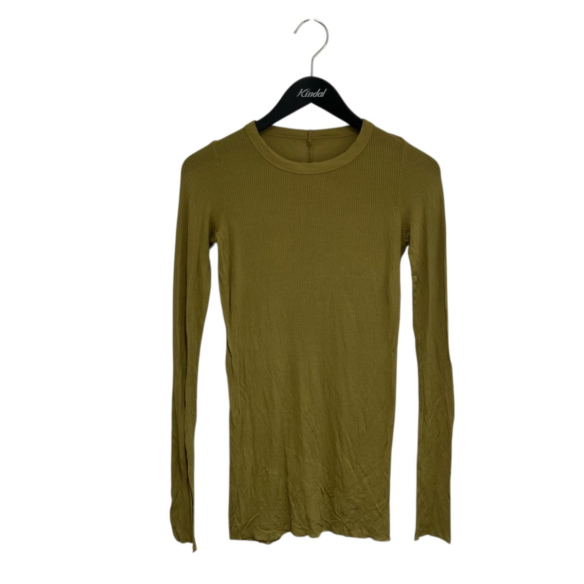 RICK OWENS リブロングスリーブTシャツRP02C1202 古着・中古-1枚目のアイテム画像