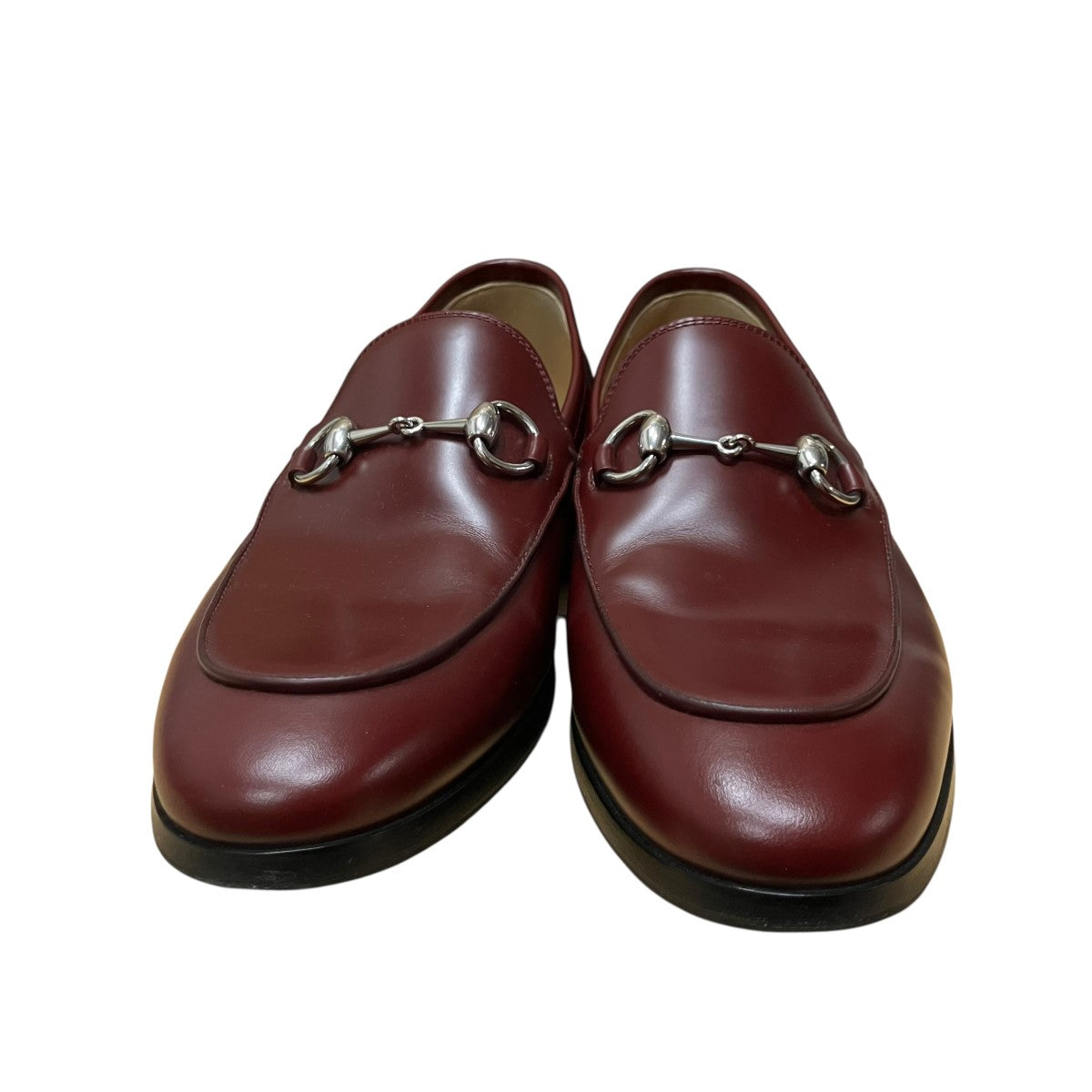 GUCCI(グッチ) ホースビットローファー 795116 バーガンディー サイズ