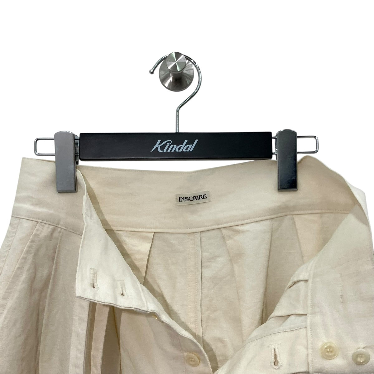 INSCRIRE コットンリネンショーツI20SS-PT65 古着・中古-3枚目のアイテム画像