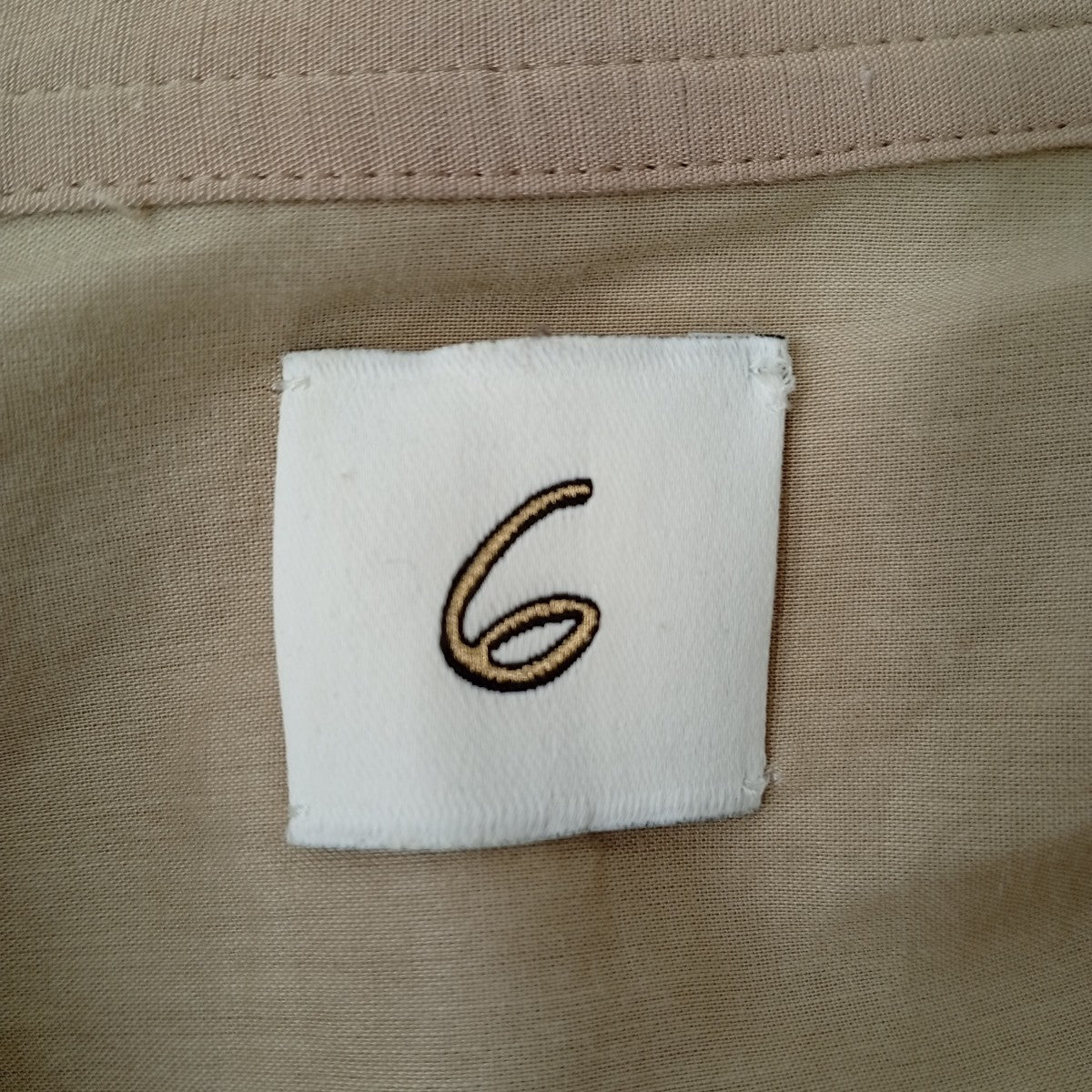6(ROKU) BEAUTY＆YOUTH オープンカラーシャツ8611-242-0085 OPEN COLLAR SHIRT 古着・中古-3枚目のアイテム画像