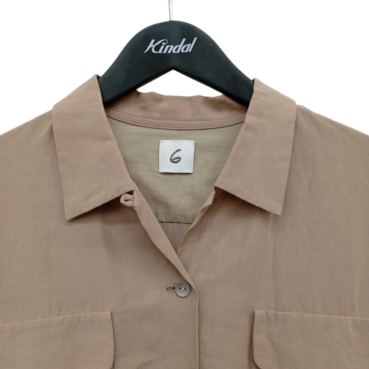 6(ROKU) BEAUTY＆YOUTH オープンカラーシャツ8611-242-0085 OPEN COLLAR SHIRT 古着・中古-6枚目のアイテム画像