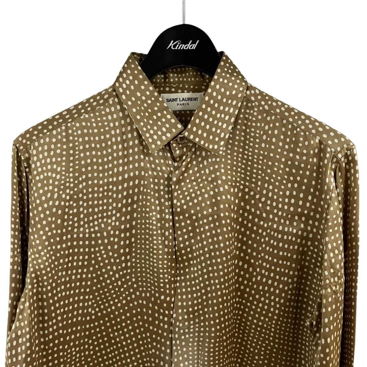 Saint Laurent Paris(サンローランパリ) ランダムドットシルクシャツ