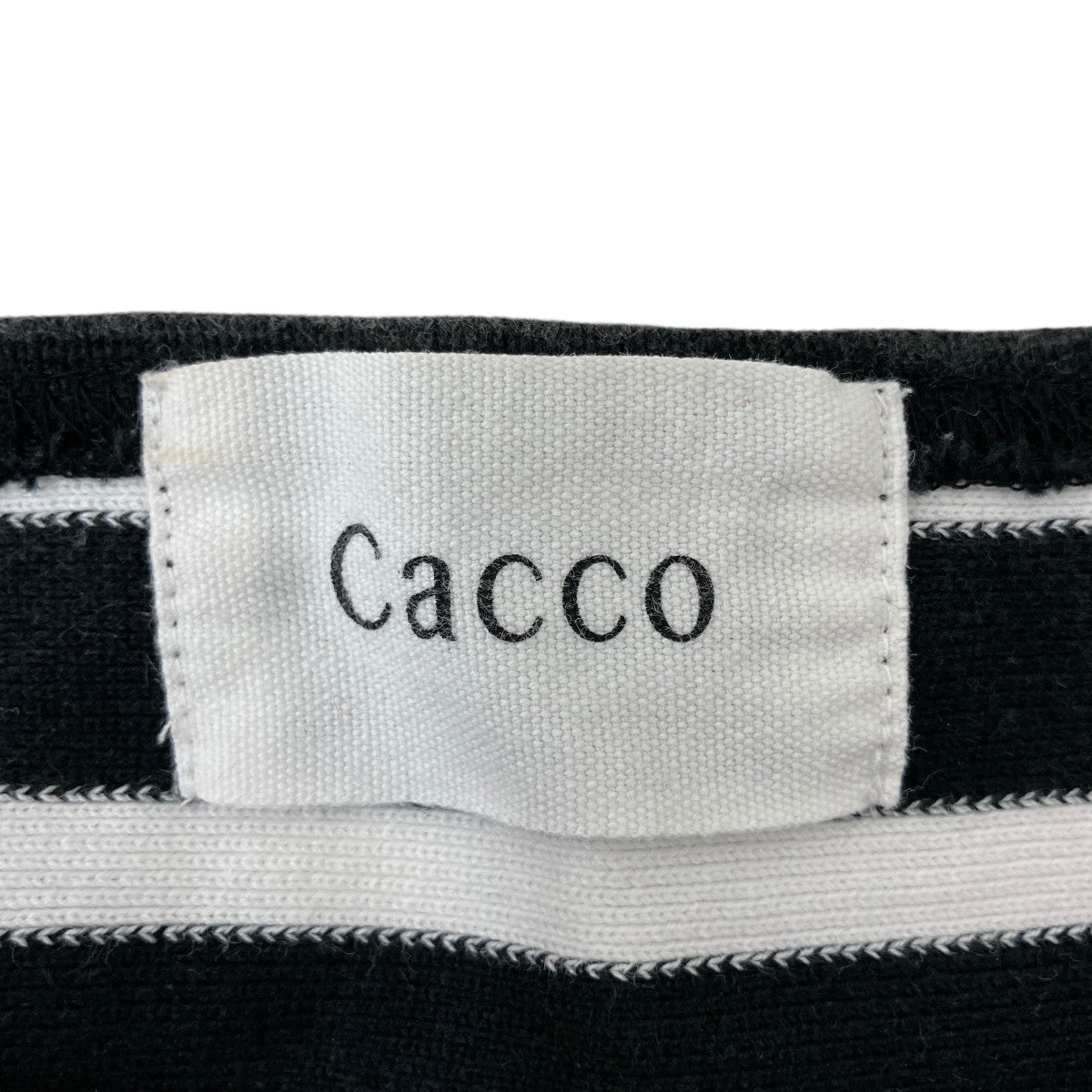 CACCO ボーダーロングスリーブカットソー 古着・中古-3枚目のアイテム画像