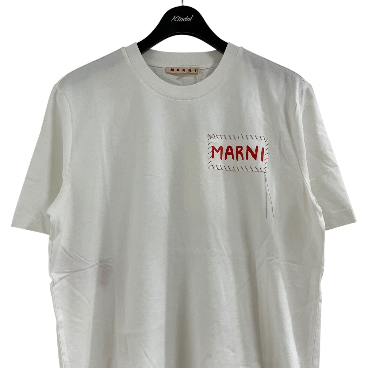 MARNI パッチワークロゴ半袖Tシャツ 古着・中古-2枚目のアイテム画像