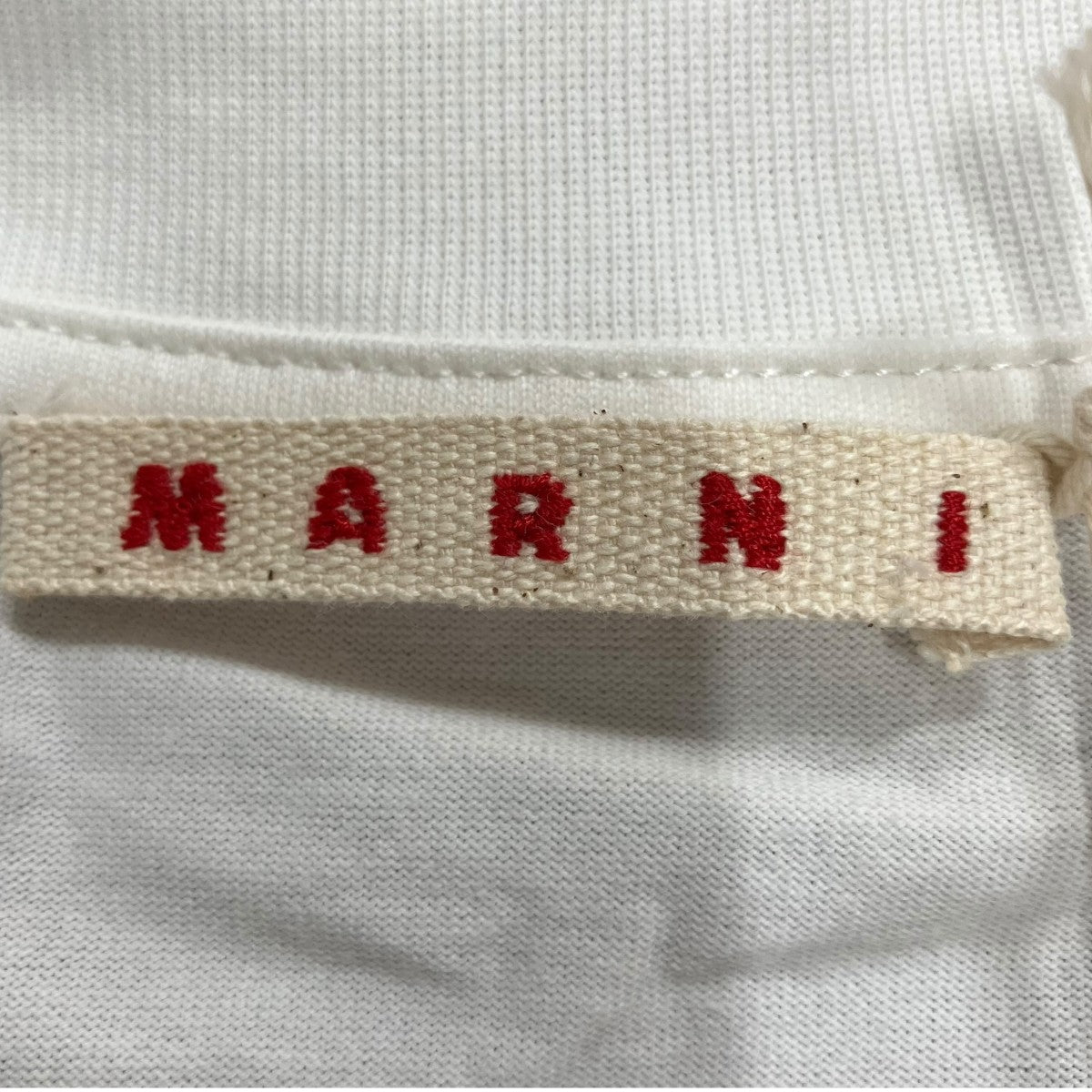 MARNI パッチワークロゴ半袖Tシャツ 古着・中古-5枚目のアイテム画像