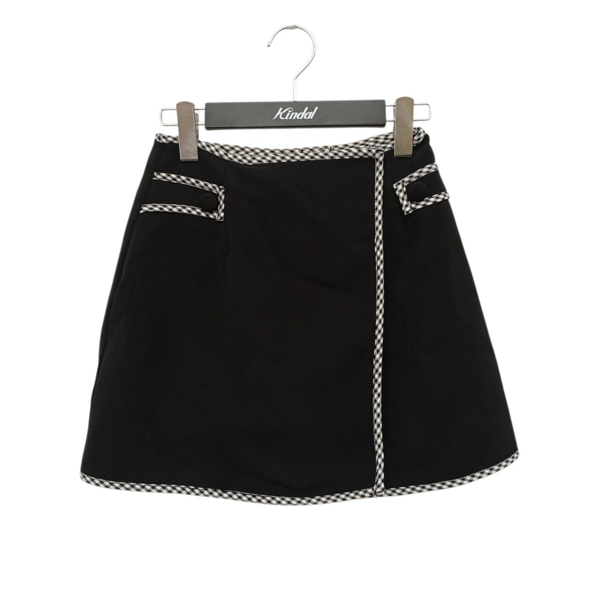 Darich パイピングチェックミニスカートパンツ112422001 古着・中古-1枚目のアイテム画像