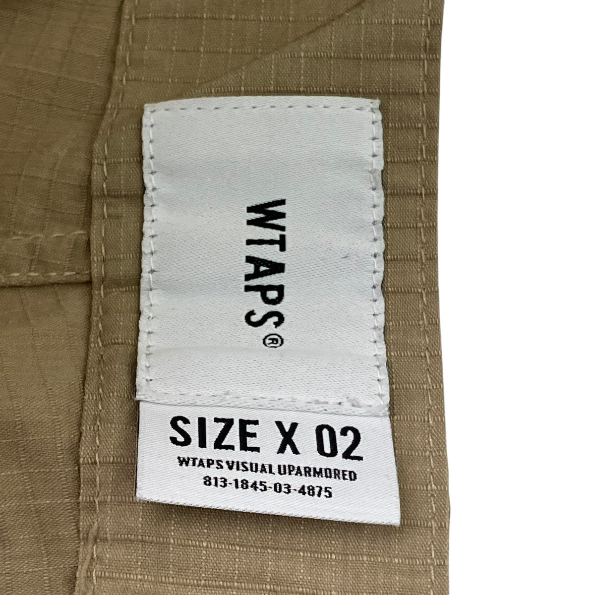 WTAPS タックトラウザーズ パンツ211TQDT-PTM01 古着・中古-7枚目のアイテム画像