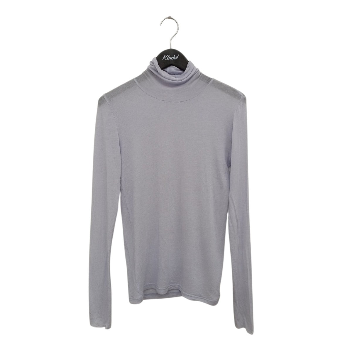 シアーテンシルカシミヤ混タートルネック871342ZS1 Sheer Tencel Cashmere Turtle Neck