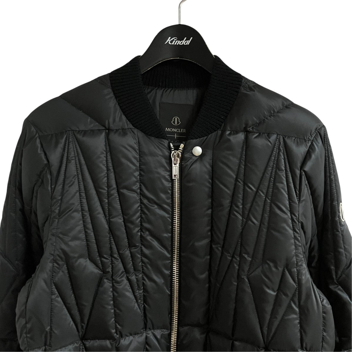 RICK OWENS×MONCLER フライトダウンジャケット 古着・中古-2枚目のアイテム画像