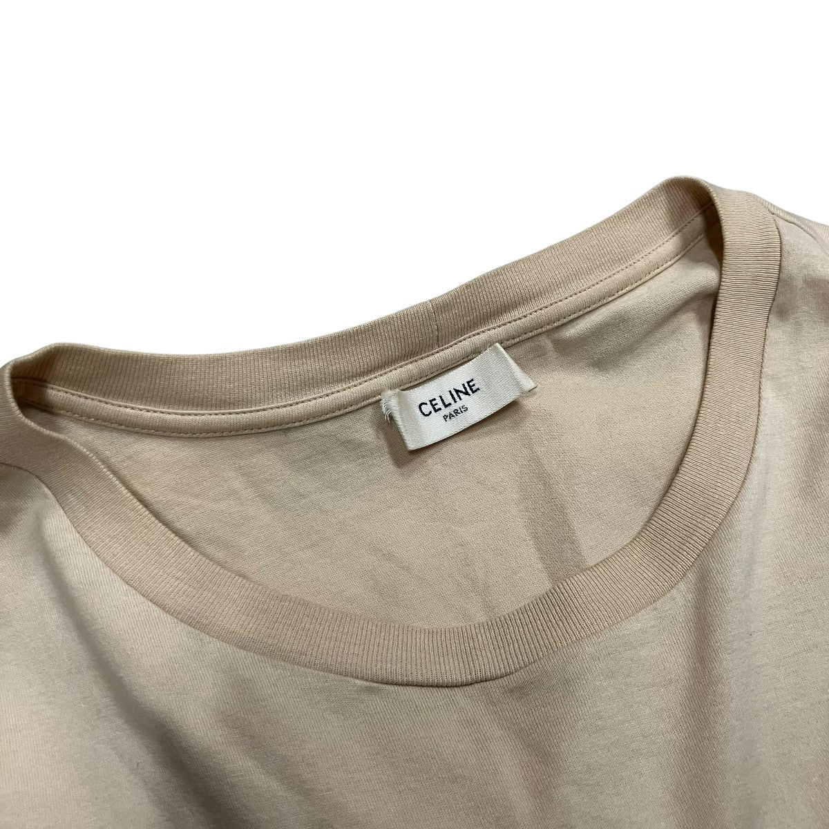 CELINE(セリーヌ) ロゴ半袖Tシャツ 2X681671Q ベージュ サイズ S
