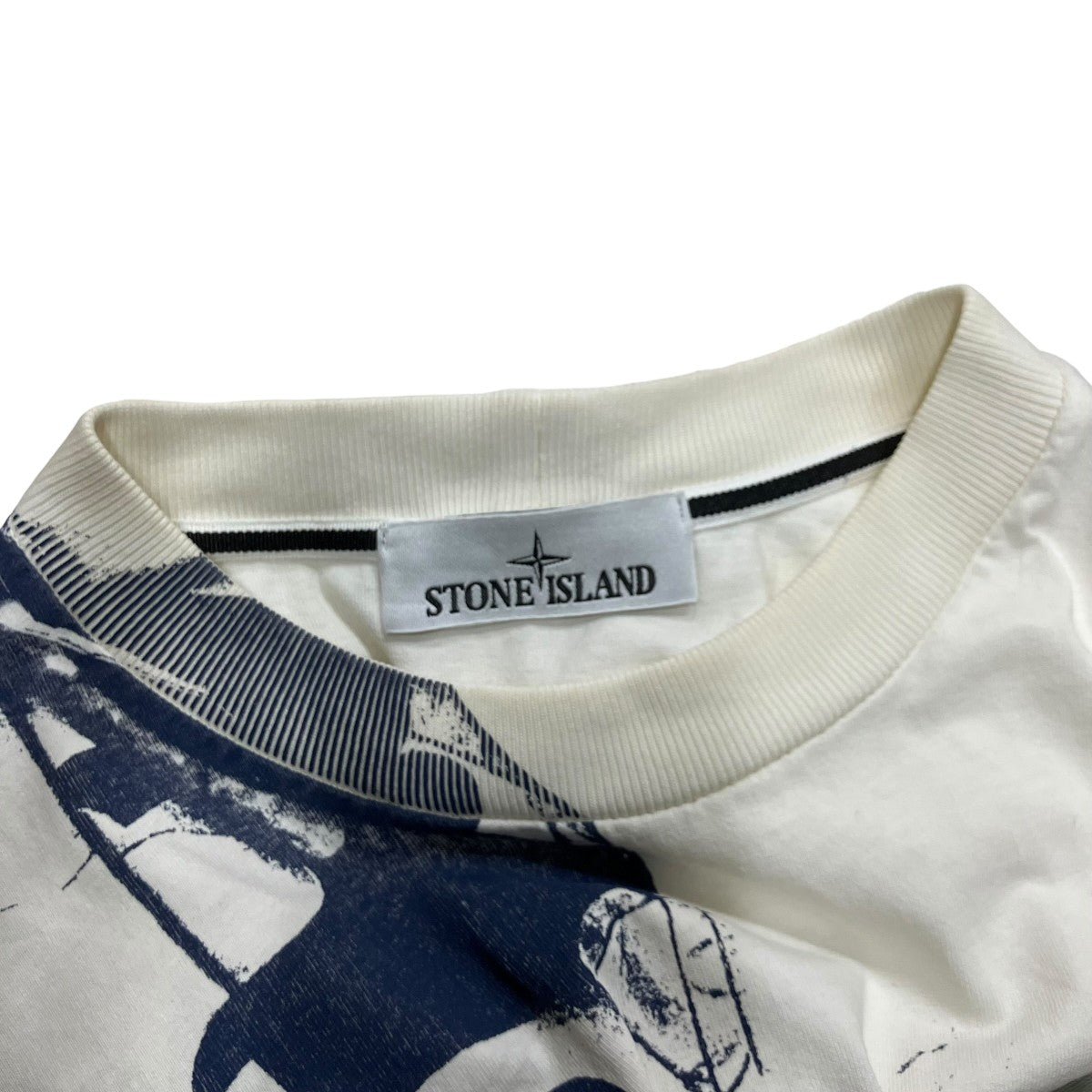 STONE ISLAND ガーメントダイＴシャツ 古着・中古-5枚目のアイテム画像