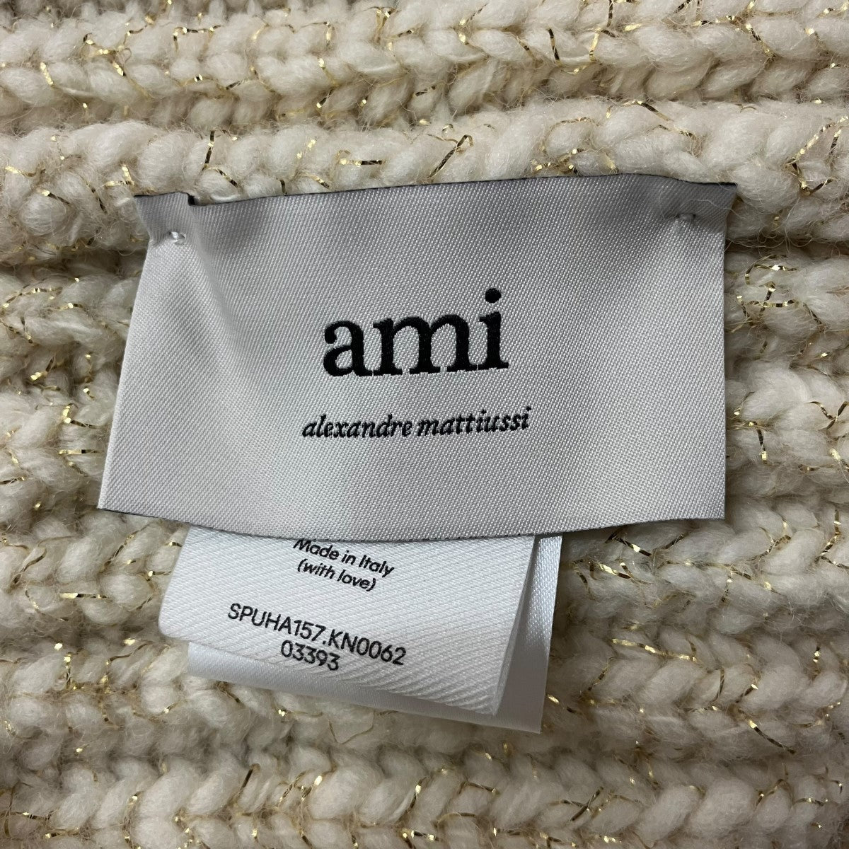 AMI Alexandre Mattiussi ニット帽 古着・中古-5枚目のアイテム画像