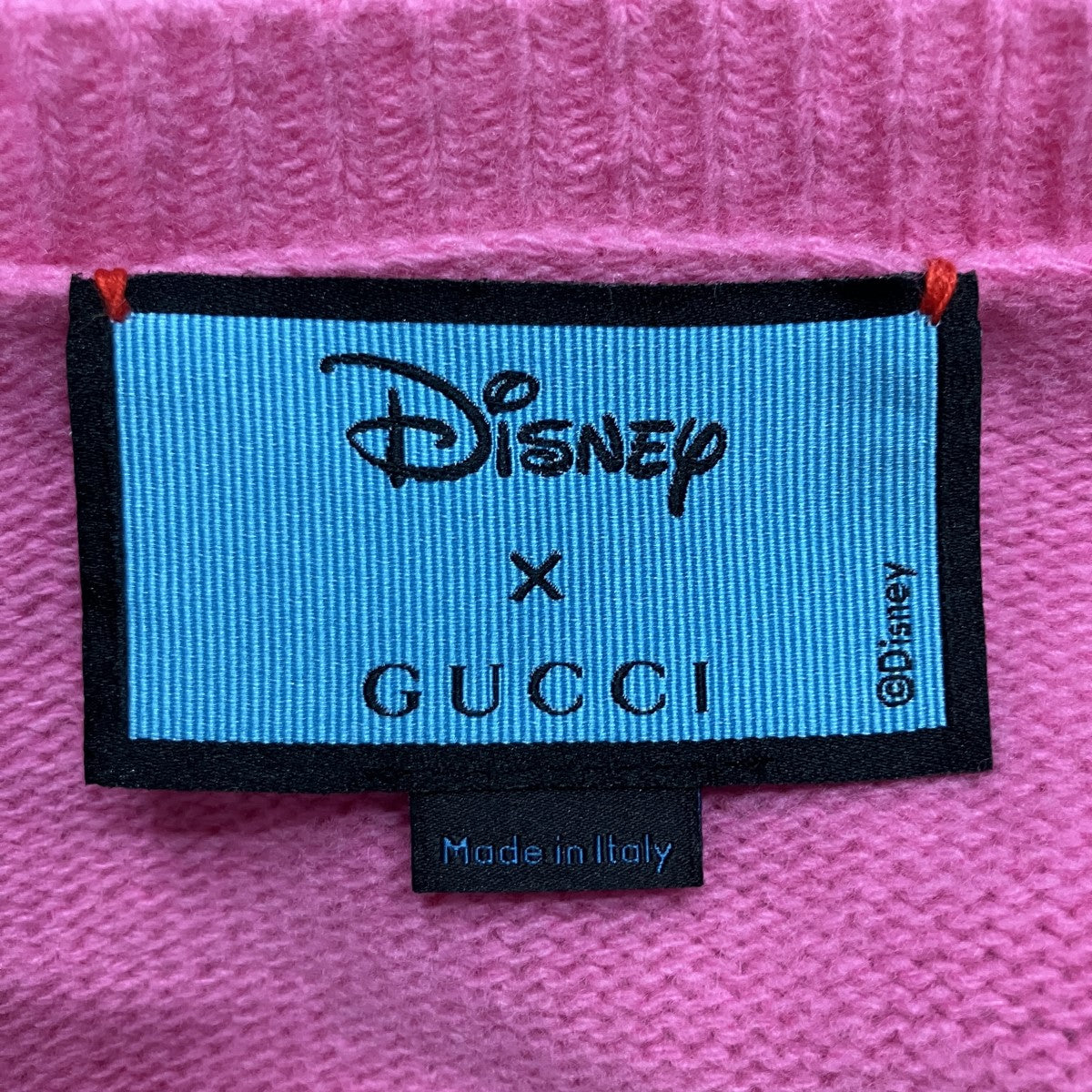 GUCCI(グッチ) ドナルドダックニットセーター 652620 ピンク サイズ L