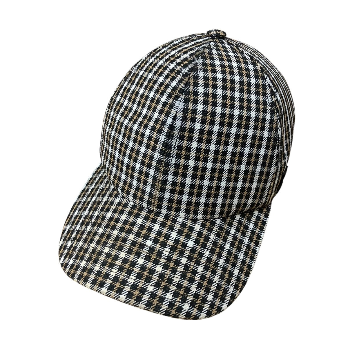 courreges チェックキャップ 古着・中古-1枚目のアイテム画像