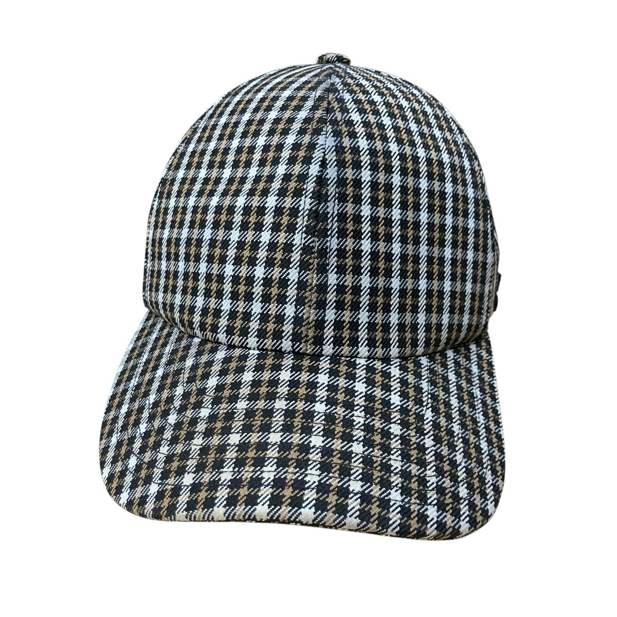courreges チェックキャップ 古着・中古-2枚目のアイテム画像