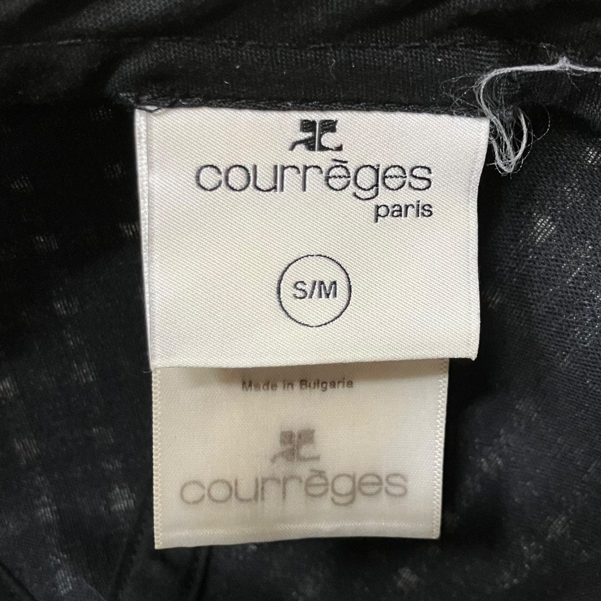 courreges チェックキャップ 古着・中古-7枚目のアイテム画像