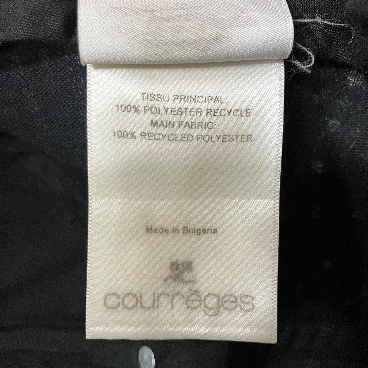 courreges チェックキャップ 古着・中古-8枚目のアイテム画像