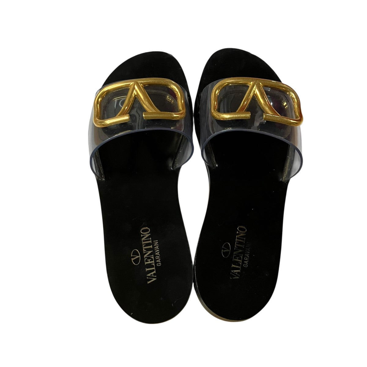 VALENTINO Vロゴスライドクリアサンダル 古着・中古-6枚目のアイテム画像