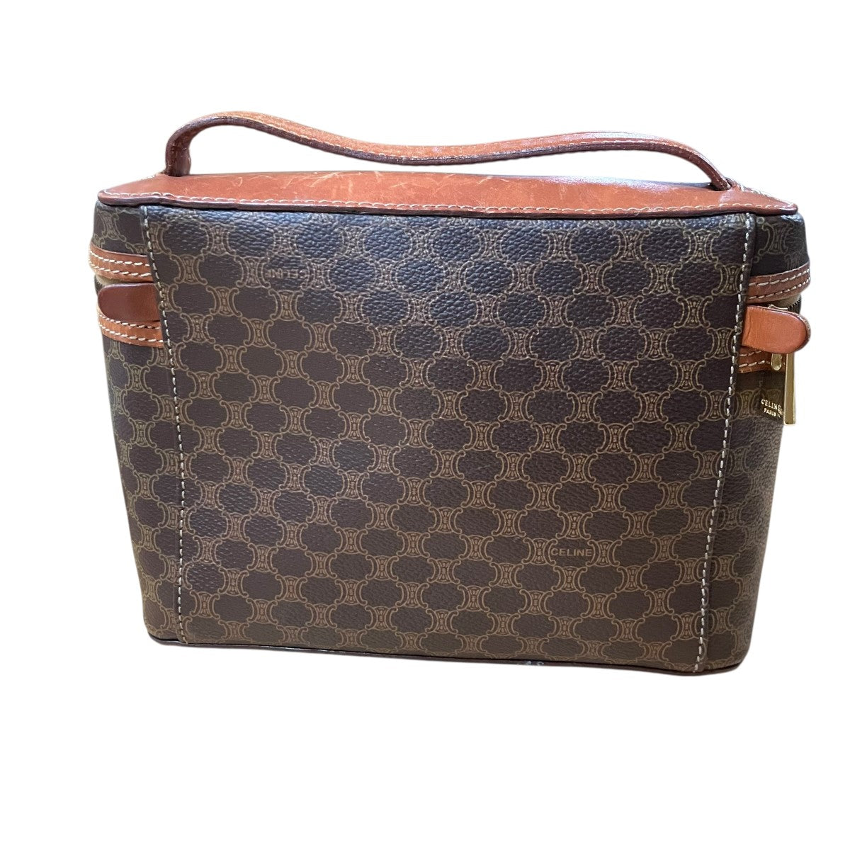 CELINE マカダムハンドバッグ 古着・中古-4枚目のアイテム画像
