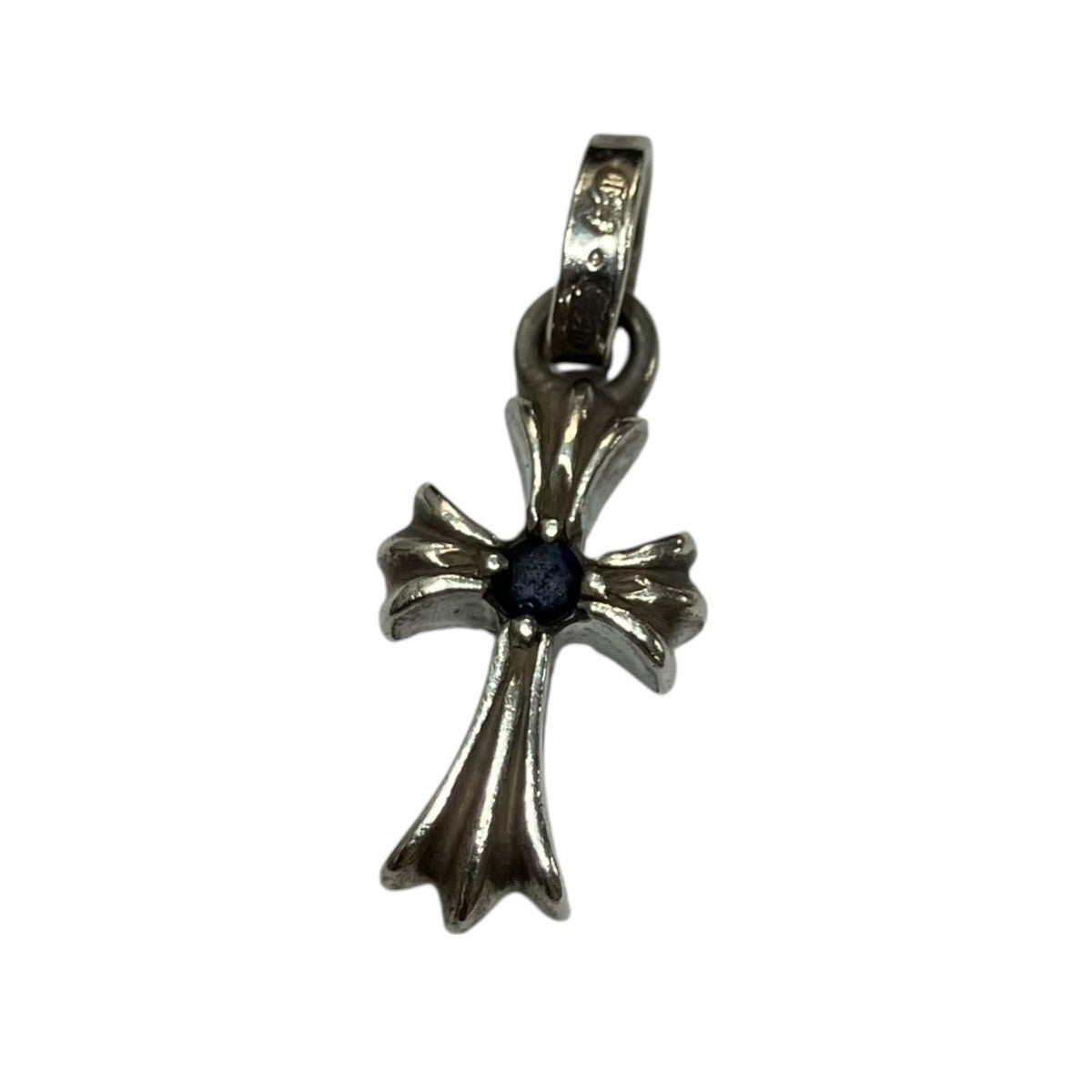 CHROME HEARTS クロスベビーファット1サファイア 古着・中古-1枚目のアイテム画像
