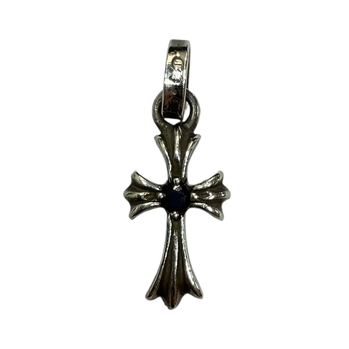 CHROME HEARTS クロスベビーファット1サファイア 古着・中古-2枚目のアイテム画像