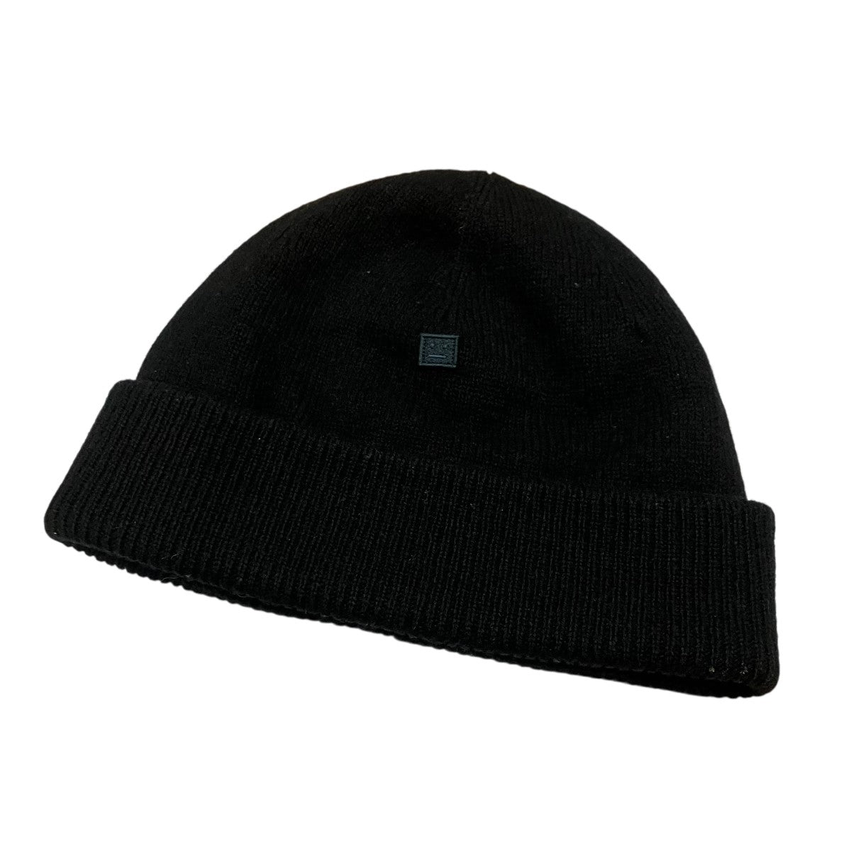 ACNE STUDIOS フェイスパッチニット帽 古着・中古-1枚目のアイテム画像