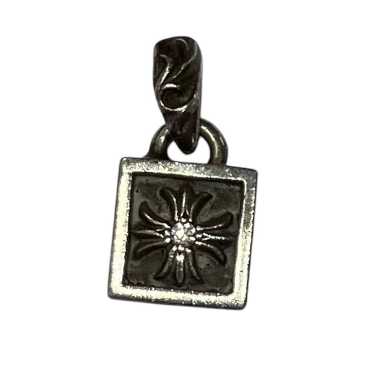 CHROME HEARTS フレームドCHプラスチャーム1ダイヤペンダントトップ 古着・中古-3枚目のアイテム画像