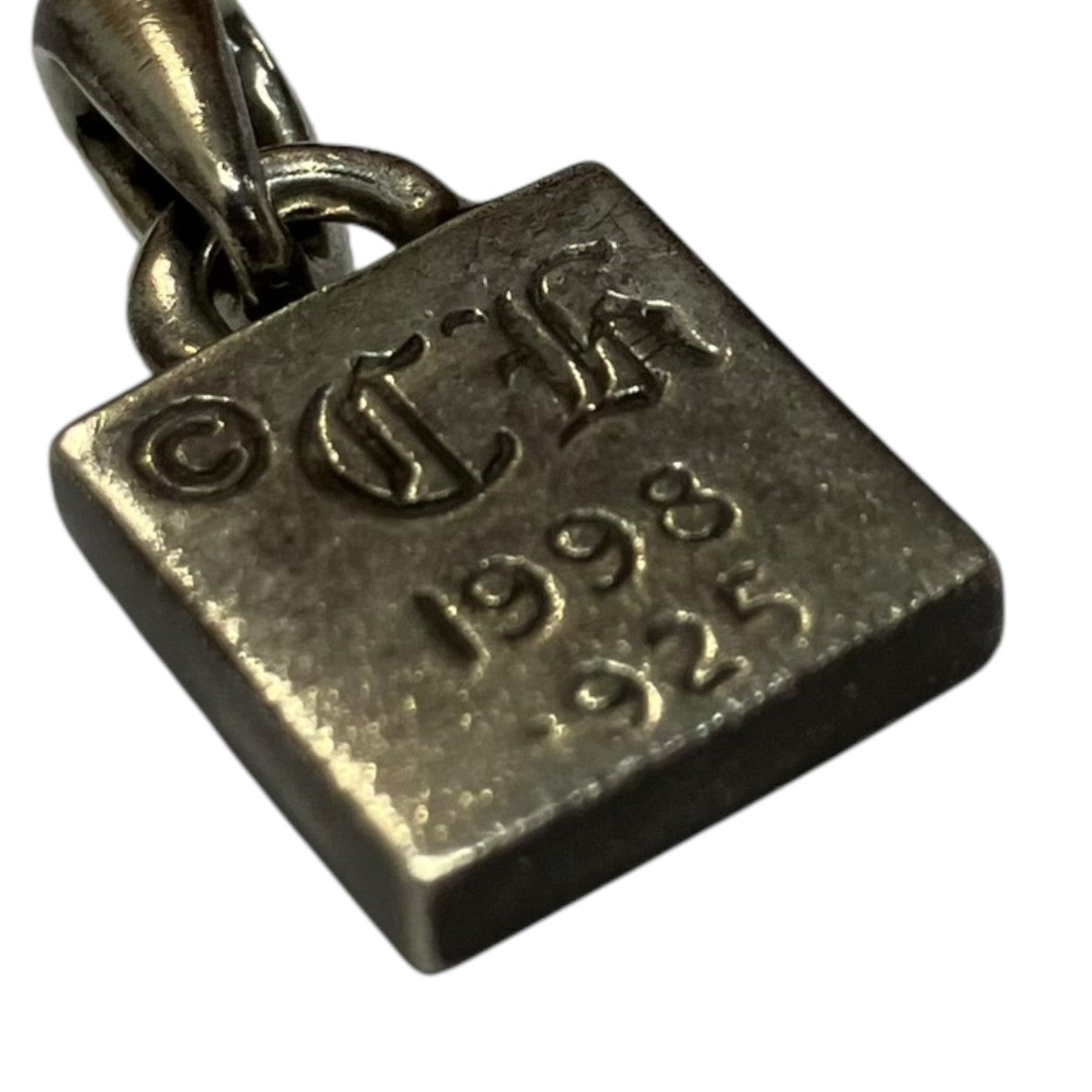 CHROME HEARTS フレームドCHプラスチャーム1ダイヤペンダントトップ 古着・中古-5枚目のアイテム画像