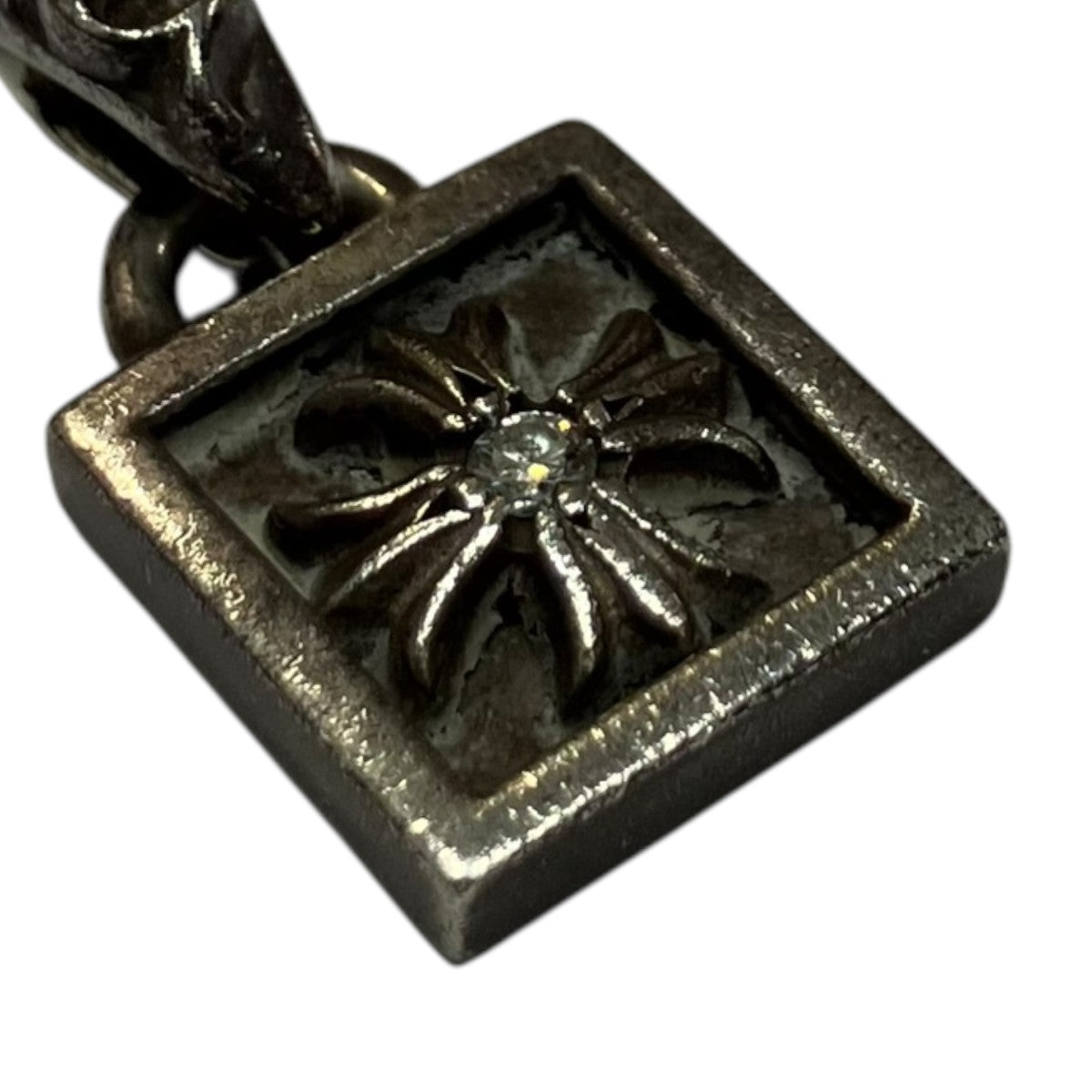CHROME HEARTS フレームドCHプラスチャーム1ダイヤペンダントトップ 古着・中古-6枚目のアイテム画像