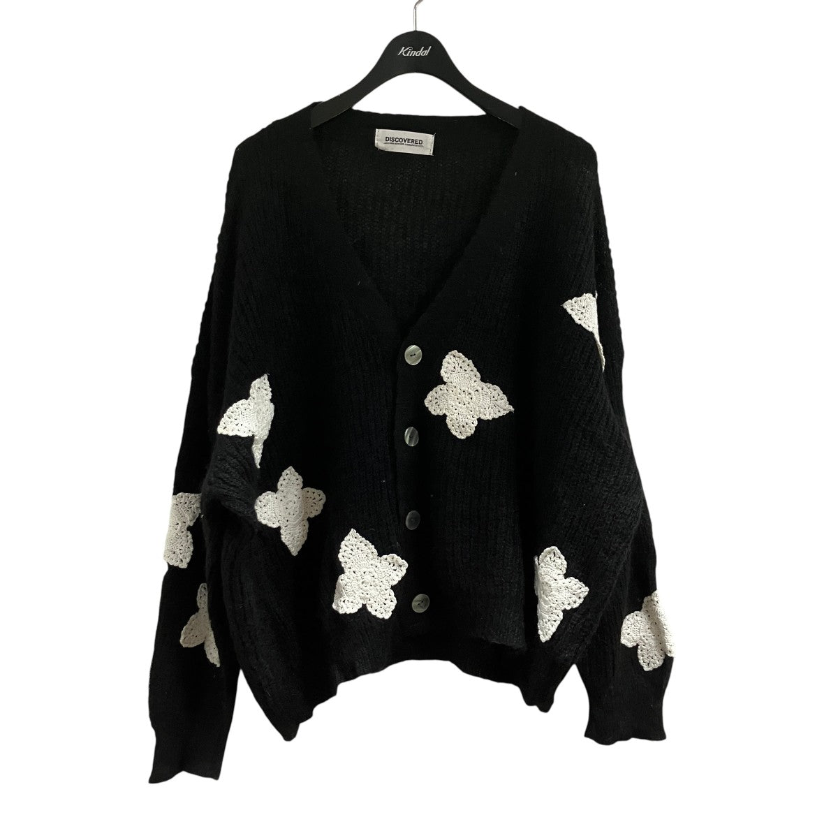｢BUTTERFLY CROCHET MOHAIR KNIT C／D｣ バタフライステッチウールカーディガン