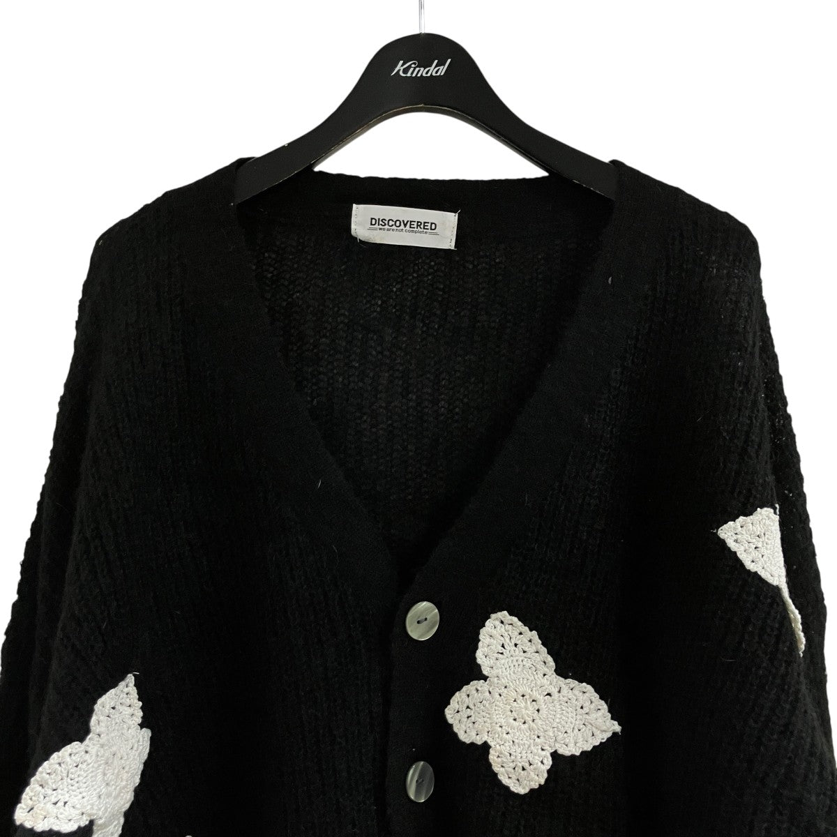 ｢BUTTERFLY CROCHET MOHAIR KNIT C／D｣ バタフライステッチウールカーディガン