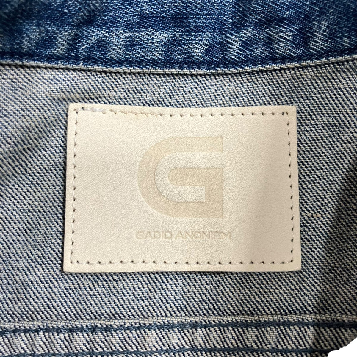 ウォッシュド加工デニムジャケット