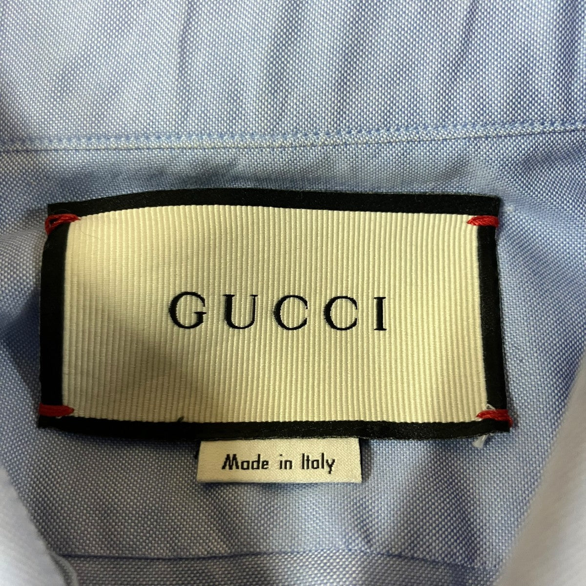 GUCCI シャンブレーシャツ 古着・中古-5枚目のアイテム画像