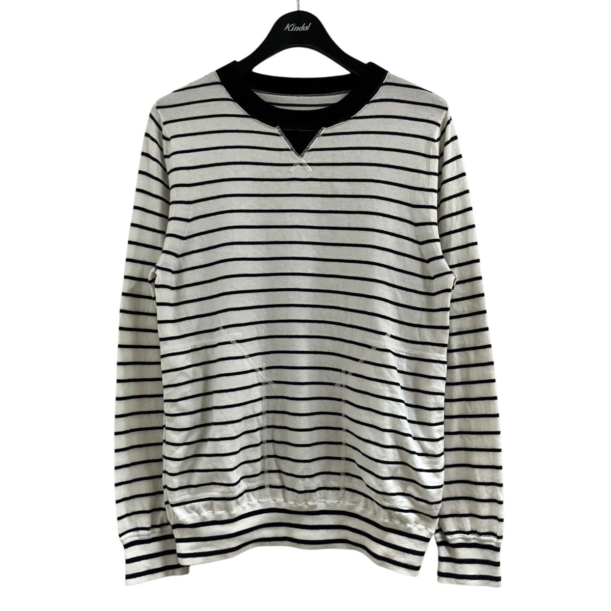 sacai ボーダーニット セーター 古着・中古-1枚目のアイテム画像