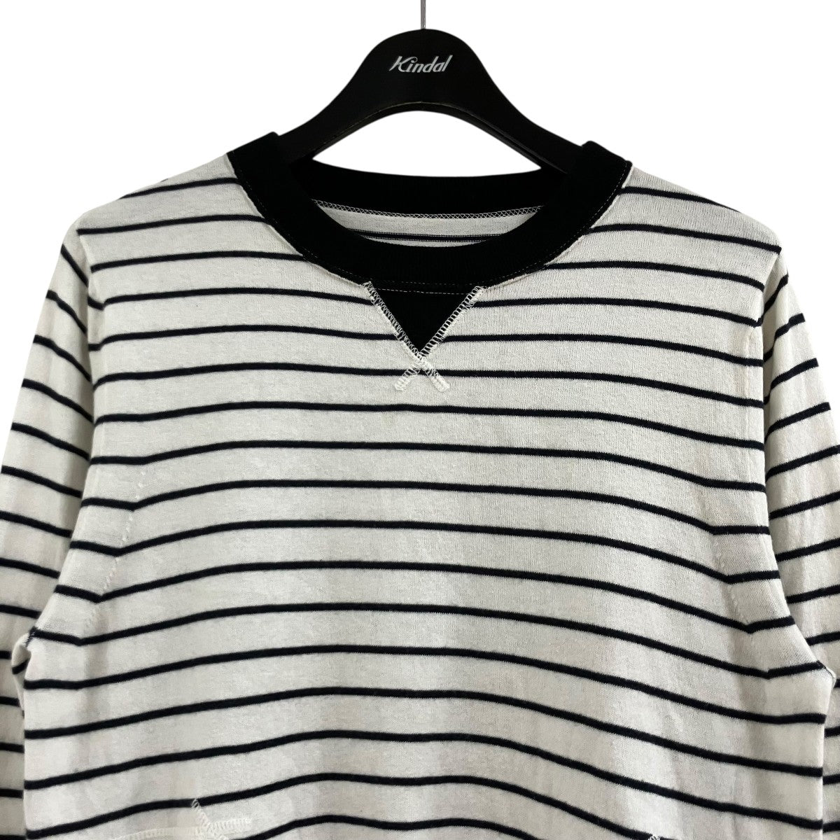 sacai ボーダーニット セーター 古着・中古-2枚目のアイテム画像