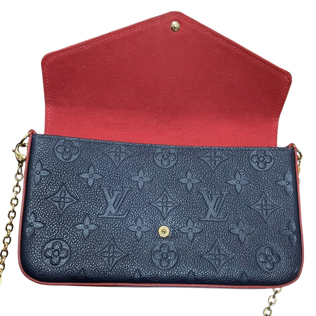 LOUIS VUITTON モノグラムアンプラント チェーンウォレット 古着・中古-5枚目のアイテム画像
