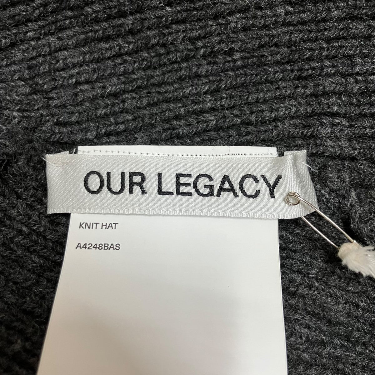 OUR LEGACY メランジニットキャップ 古着・中古-5枚目のアイテム画像