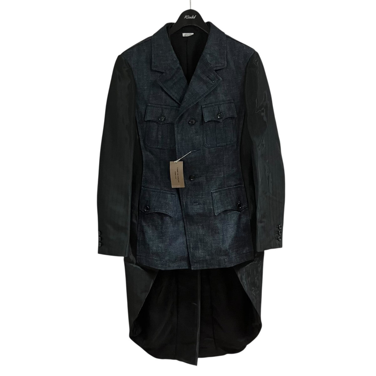 COMME des GARCONS HOMME PLUS デニムドッキングコート 古着・中古-1枚目のアイテム画像