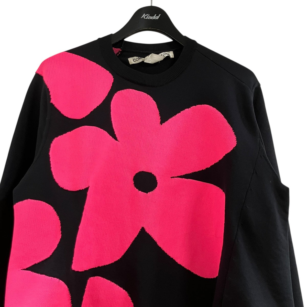 COMME des GARCONS フラワーニット セーター 古着・中古-2枚目のアイテム画像