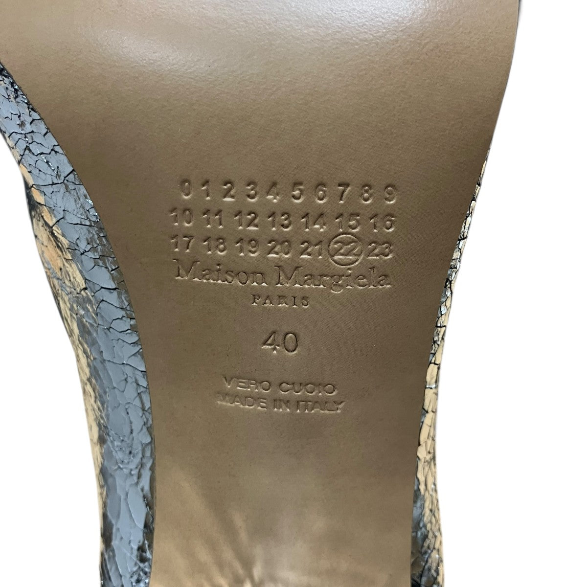 Maison Margiela ブロークンミラー足袋ブーツ 古着・中古-9枚目のアイテム画像