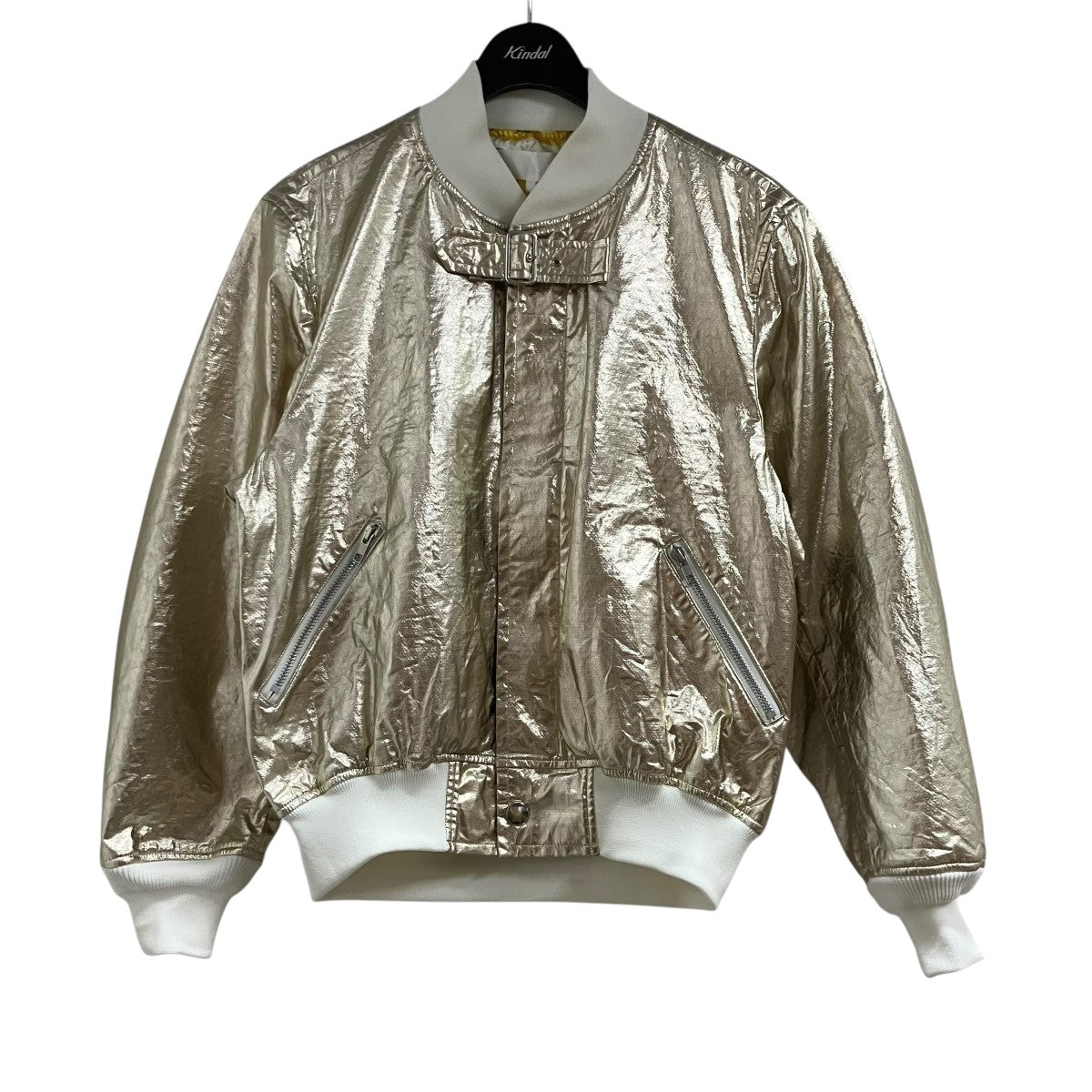 リバーシブル箔プリントブルゾン