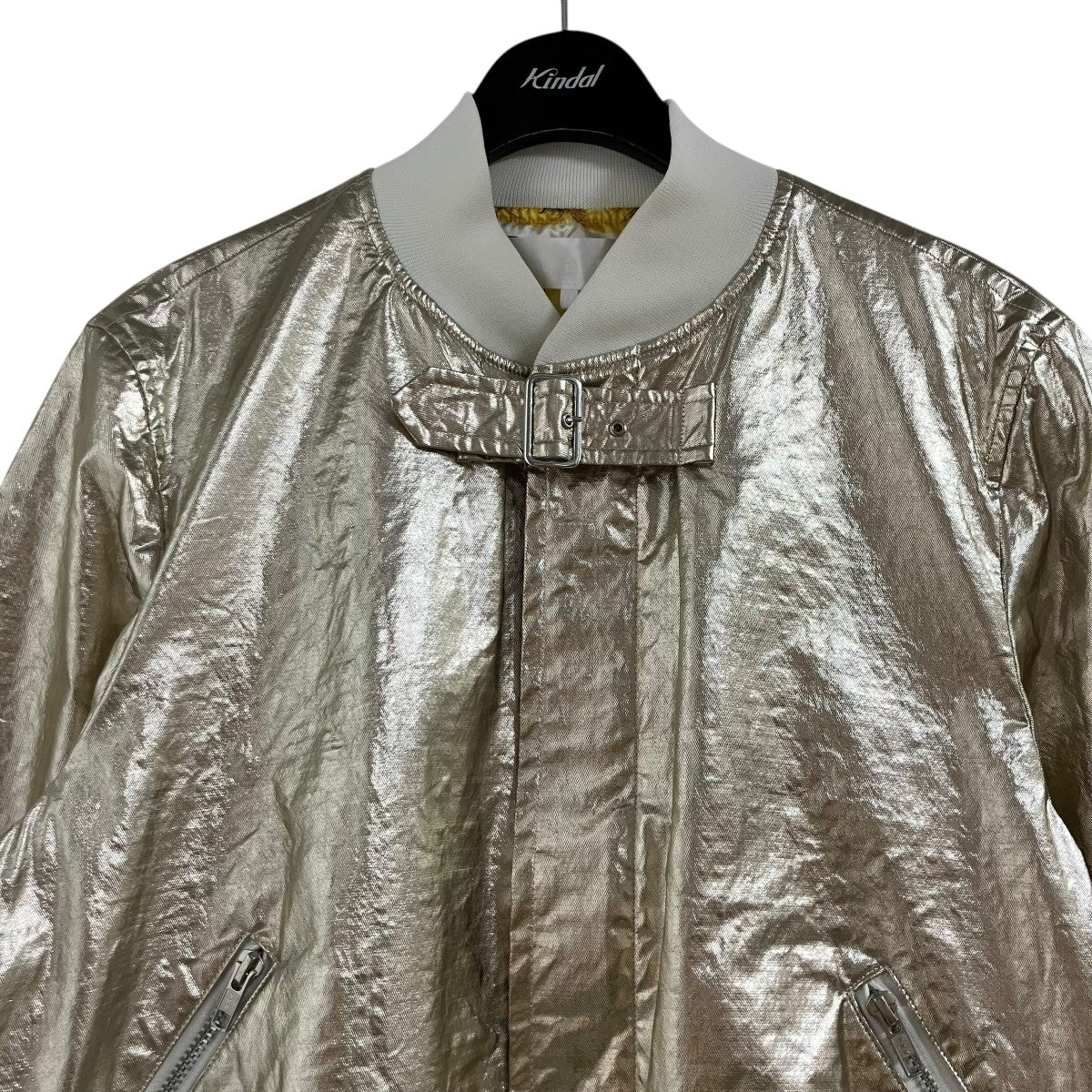 リバーシブル箔プリントブルゾン