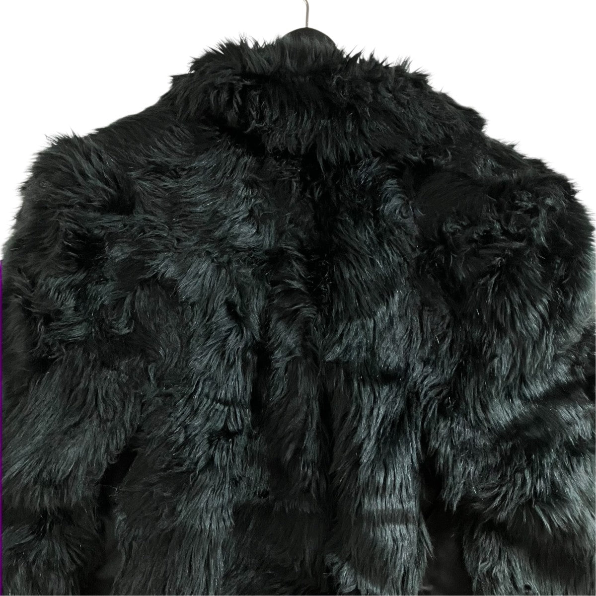 JUNYA WATANABE CDG クロップドレングス ファーコート 古着・中古-4枚目のアイテム画像
