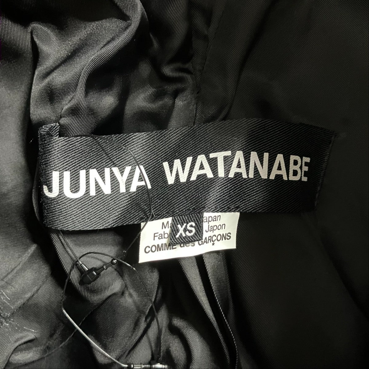 JUNYA WATANABE CDG クロップドレングス ファーコート 古着・中古-5枚目のアイテム画像