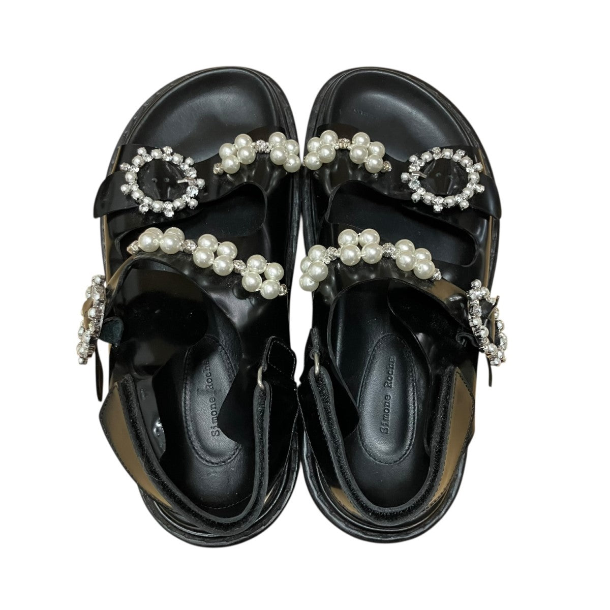 Simone Rocha ビジュースライドサンダル 古着・中古-6枚目のアイテム画像