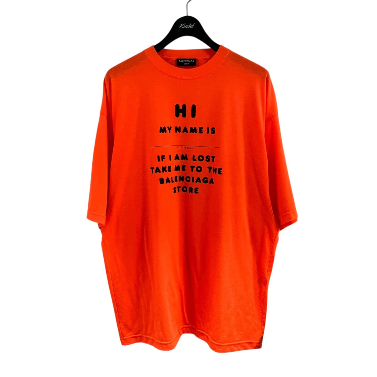 BALENCIAGA メッセージプリントＴシャツ 古着・中古-1枚目のアイテム画像